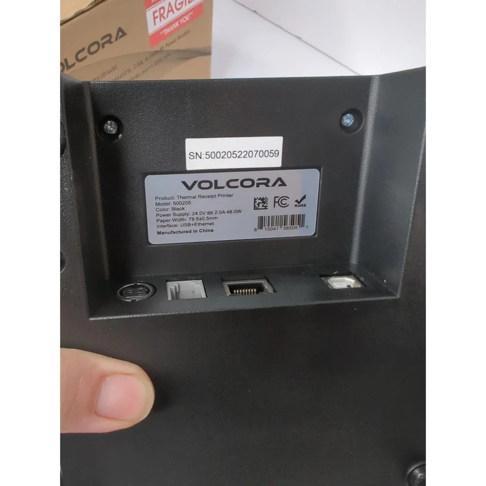 Volcora Thermal Receipt Printer USB 80mm Model 500205
